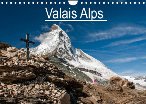 Valais Alps (Wall Calendar 2022 DIN A4 Landscape)