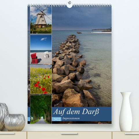 Auf dem Darß - Impressionen (Premium, hochwertiger DIN A2 Wandkalender 2022, Kunstdruck in Hochglanz)