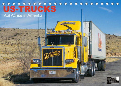 US-Trucks - Auf Achse in Amerika (Tischkalender 2022 DIN A5 quer)