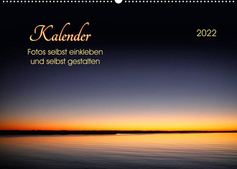 Kalender - Fotos selbst einkleben und selbst gestalten (Wandkalender 2022 DIN A2 quer)