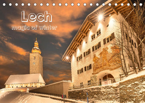 Lech magic of winter (Tischkalender 2022 DIN A5 quer)