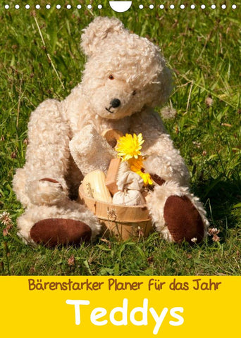 Bärenstarker Planer für das Jahr – Teddys (Wandkalender 2022 DIN A4 hoch)