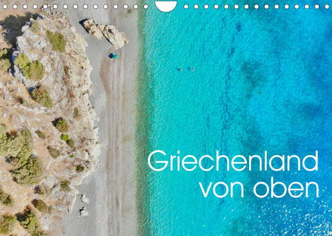 Griechenland von oben (Wandkalender 2022 DIN A4 quer)