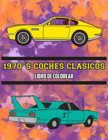 1970's Coches Clásicos Libro de Colorear