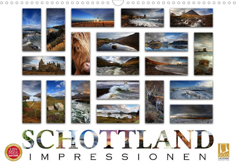 Schottland Impressionen (Wandkalender 2022 DIN A3 quer)