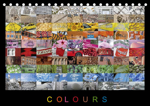 Colours (Tischkalender 2022 DIN A5 quer)
