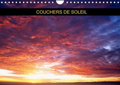 Couchers de soleil (Calendrier mural 2022 DIN A4 horizontal)