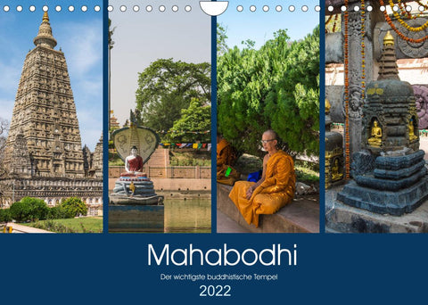 Mahabodhi – Der wichtigste buddhistische Tempel (Wandkalender 2022 DIN A4 quer)