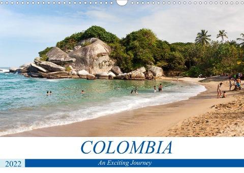 Colombia  - An Exciting Journey (Wall Calendar 2022 DIN A3 Landscape)