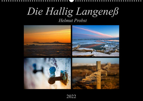 Die Hallig Langeneß (Wandkalender 2022 DIN A2 quer)