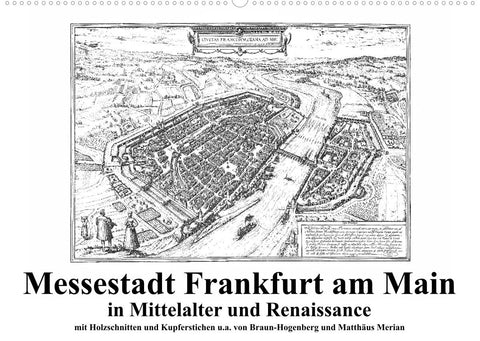 Messestadt Frankfurt am Main (Wandkalender 2022 DIN A2 quer)