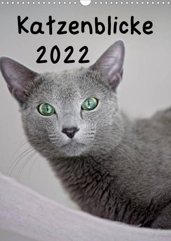 Katzenblicke 2022 (Wandkalender 2022 DIN A3 hoch)