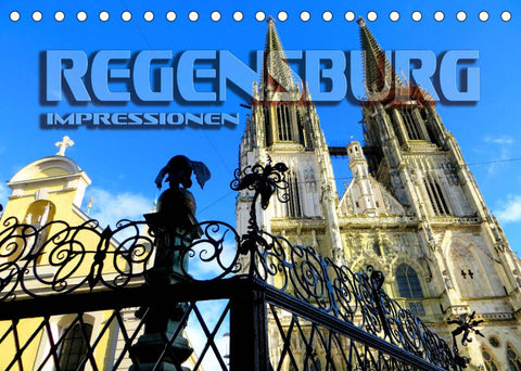 REGENSBURG - Impressionen (Tischkalender 2022 DIN A5 quer)