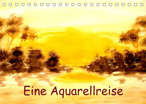Eine Aquarellreise (Tischkalender 2022 DIN A5 quer)