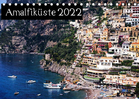 Amalfiküste 2022 (Tischkalender 2022 DIN A5 quer)