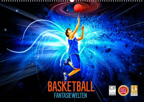 Basketball Fantasiewelten (Wandkalender 2022 DIN A2 quer)