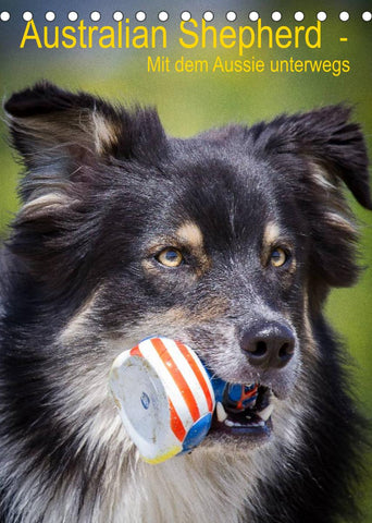 Australian Shepherd – Mit dem Aussie unterwegs (Tischkalender 2022 DIN A5 hoch)