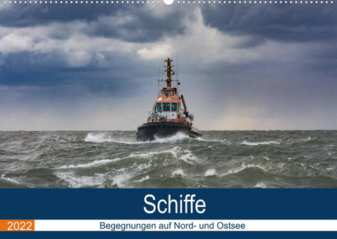 Schiffe - Begegnungen auf Nord- und Ostsee (Wandkalender 2022 DIN A2 quer)
