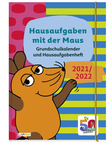 Grundschulkalender und Hausaufgabenheft mit der Maus 21/22