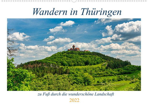 Wandern in Thüringen (Wandkalender 2022 DIN A2 quer)