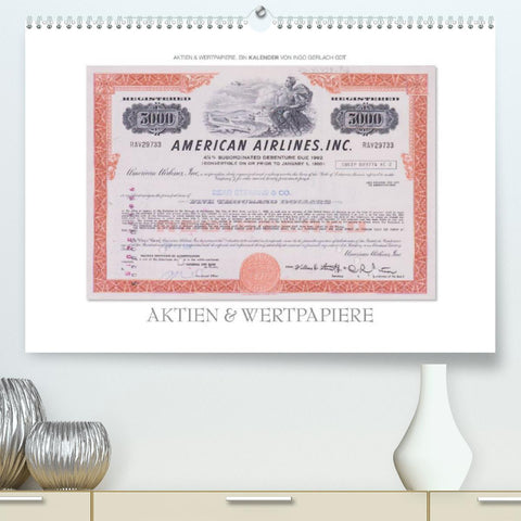 Aktien & Wertpapiere / CH-Version (Premium, hochwertiger DIN A2 Wandkalender 2022, Kunstdruck in Hochglanz)