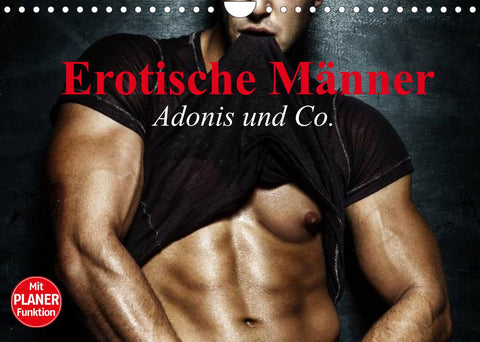 Erotische Männer. Adonis und Co. (Wandkalender 2022 DIN A4 quer)