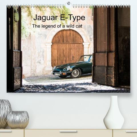 Jaguar E-Type (Premium, hochwertiger DIN A2 Wandkalender 2022, Kunstdruck in Hochglanz)
